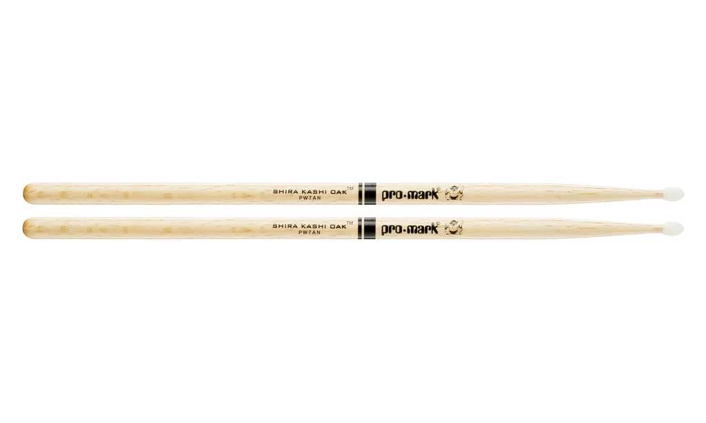 PW7AN Shira Kashi 7A Барабанные палочки, дуб, нейлоновый наконечник, ProMark